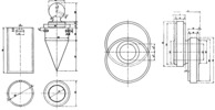 Punch and eccentric pulley system.