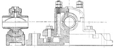 Improvement of the bearing with a vertical axis rotation