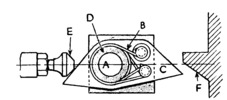 Detail of one of the automatic stretchers moved to the left