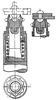 Section of the holder tool for Skoda system riveting