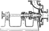 Centrifugal pump for corrosive liquids