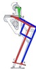 Submechanism of Pasibot. Virtual model