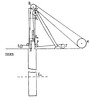 Assembly of a cable of extraction and compensation in the Wells of Mines