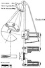 Device for testing bending shock fracture of the 