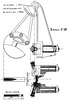 Device for determining the yield strength and bending shock fatigue