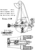 Device for testing fracture, yield strength and tensile fatigue shock of 