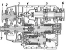 Vollautomatisches hydromechanisches Vierganggetriebe fuer Triebwagen und Lokomotiven