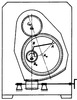 Schema eines Schaltgetriebes