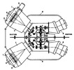 Überlagerungsgetriebe mit hydrostatischer Überlagerung (Schema)