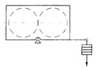 Loading device by means of tilting the case of a gear