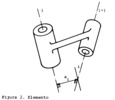 Un elemento de un mecanismo