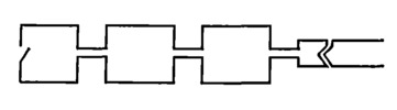 Model of uncharge muffler of compressor B