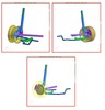 FEM model for the finding of normal modes in a McPherson suspension