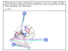 Variables de salida en manipuladores esféricos completamente paralelos