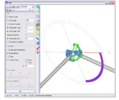 Programa de definición geométrica de mecanismos. Orientación de la junta cardan en configuración perpendicular