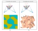 Parallel manipulator orientation workspace. Singularity free regions.