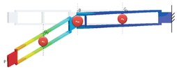 Lumped parameter dynamic model of the R-dyad