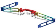 First mode shape of the DAEDALUS I simplified model