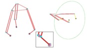 Finite displacement analysis of the Delta platform