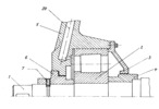 Composite bearings for electrical engines - Scheme bearing system according to status of technique