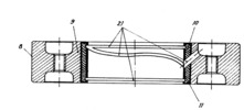 Composite bearings for electrical engines - Whole scheme nut bearing, according to the invention