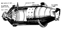 View of the combustion chamber.