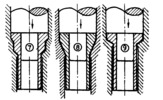 Different types of dies.