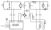 Diagram of a voltage regulator for turbogenerator