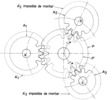 Reduction gearing.