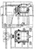 Induction furnace at low frequencies, for aluminium melting