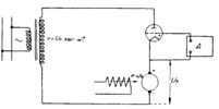 Power circuit diagram of a DC motor