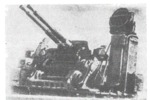 Automatic persecution antiaircraft gun.