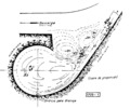 Water vein of determined thickness A