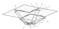 Parallel robot with four degrees of free movement