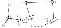 RREE mechanism with speeds and accelerations shown in table I