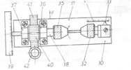 View of the torsion test device