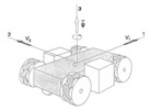 Vehicle of four wheels with directional slippage