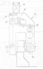 Kinematic diagram of the milling head motor car, in another version