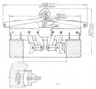 Centering mechanical hand on inner surfaces