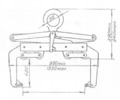 Mechanical hand gripping on irregular outer surfaces