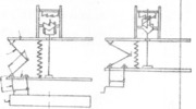 Mechanical hand gripping on releasing the object by pressing Principle scheme