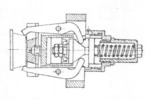 Pneumatic driven mechanical hand with cam and levers